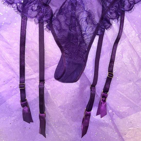 Ann Summers | NWT | the Understated Underwire Thong Teddy with Garter Straps - Picture 12 of 15